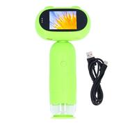 Microscopio portatile 2in Screen USB Electronic Nicked Glass con 8 LED per la riparazione di orologi per saltura di osservazione della moneta