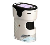 Microscopio portatile a luce LED con memoria 32G compatto palmare facile da trasportare per aule e studi sul campo indagini all'aperto