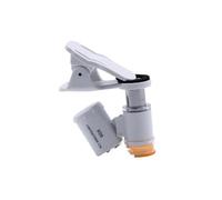 Microscopio portatile con clip for telefono cellulare da 45 X, lente d'ingrandimento a LED UV, luce tascabile illuminata for la valutazione di gioielli antichi(White 60X LED)