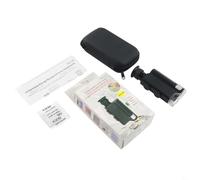 Microscopio portatile con ingrandimento 200X-240x e luce UV integrata per ispezione di gioielli, identificazione delle gemme, valutazione e visualizzazione in movimento