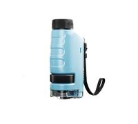Microscopio portatile facile da usare per bambini, design piccolo, ideale per esperimenti scientifici, valutazione artistica e divertimento all'aperto microscopio ABS