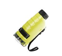 Microscopio portatile facile da usare per bambini, design piccolo, ideale per esperimenti scientifici, valutazione artistica e divertimento all'aperto, microscopio ad alto ingrandimento