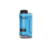 Microscopio portatile for bambini, piccolo microscopio elettronico con vetrini portaoggetti, for la scuola materna, Strumenti ampiamente utilizzati(Blauw)