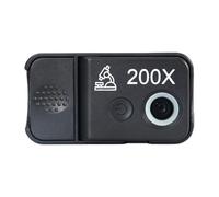 Microscopio portatile in ABS per tutti i modelli di telefono Polarizzatore di ingrandimento 200x CPL No con applicazione Nuova fotocamera, ingrandimento 200x telefono, lente, più lenti per obiettivo