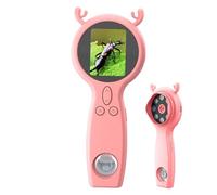 Microscopio portatile, microscopio portatile, set di microscopio per bambini, ingrandimento digitale ingrandimento HD 50x, 2 obiettivi multifunzione vetro di ingrandimento, microscopio per bambini
