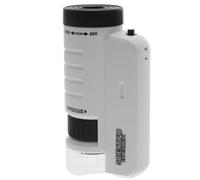 Microscopio Portatile per 60x-200x in Plastico Leggero | Immagine ad Alta Definizione, Incoraggia L’esplorazione, Formato Mini, per Giovani Scienziati e Scuola