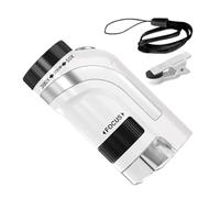 Microscopio portatile per bambini - 5,6x3,6x10 cm Compatto 50x-300x, microscopio portatile con illuminazione a LED digitale, regalo di Natale per ragazzi e ragazze | Set di scienze 'educazione per