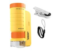 Microscopio portatile per bambini Clip Per Telefono, Zoom 60x-120x, | Microscopio Portatile 60x-120x Esplorazione All'Aperto, Educazione Scientifica, Osservazione Natura E Apprend