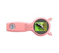 Microscopio portatile per bambini con ingrandimento 500X, protezione per gli occhi da 5 cm, fotocamera incorporata per microscopio digitale per esterni per bambini