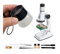 Microscopio Portatile Per Bambini - Giocattolo STEM Scienze Biologiche - Vetrino Ingranditore 200X-1200X Con Luce LED Per Ragazzi Curiosi Bambine Studenti Giovani Apprendenti