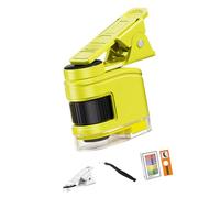 Microscopio portatile per bambini, include livelli di ingrandimento 10x, 30x, 60x, clip per telefono, per osservare i bambini, microscopio portatile con ingrandimento multiplo, per esplorazione