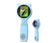 Microscopio portatile per bambini, ingrandimento digitale portatile 50X, due, supporta la registrazione di foto e video, lente d'ingrandimento, per la raccolta di monete