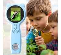 Microscopio Portatile per Bambini - Ingranditore Digitale Portatile 50X | Due, Supporta Scatto Foto e Registrazione Video, Lente di Ingrandimento,per Educazione STEM, Scoperta Infantile