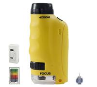 Microscopio portatile per bambini | Microscopio composto prescolare 120X | Giocattolo scientifico e STEM, Kit di scienze educative, per bambini dagli 8 ai 12 anni per l'osservazione microb