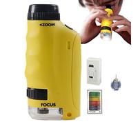 Microscopio portatile per bambini,Microscopio composto prescolare 120X - Kit di scienze 'educazione, progetti STEM e giocattoli scientifici, per l'apprendimento, l'istruzione e l'esplorazione, microsc