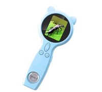 Microscopio portatile per bambini, microscopio portatile - Ingrandimento portatile HD 50x ingranditore | Ingrandimento multifunzionale, Microscopio a due lenti per la scienza dei bambini, scoperta del