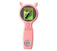Microscopio portatile per bambini, portatile digitale HD Magnifier, 7,8 x 3,66 x 1,26 in due lenti multi funzionali, foto e video cattura, luce educativa per esplorazione scientifica