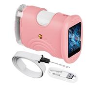 Microscopio portatile per - ingrandimento 1000X giocattolo scientifico ricaricabile - microscopio digitale con schermo da 5 cm per ragazzi ragazze scuola casa esplorazione all'aperto