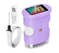 Microscopio portatile per,Ingrandimento 1000X giocattolo scientifico ricaricabile | Microscopio digitale con schermo da 5 cm | per scuola laboratorio esplorazione all'aperto e casa