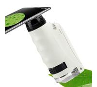 Microscopio portatile STEM Ingrandimento 60X-120X | Microscopio Palmare Illuminato A LED Per Apprendimento STIM Esperienze Scuola A Casa Compleanno Natale