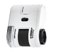 Microscopio Precisione Con LED Illumina L'attrezzatura Da Laboratorio ABS Della Lente Ingrandimento Dei Gioielli Dello Strumento Ricerca Scientifica Del Microscopio