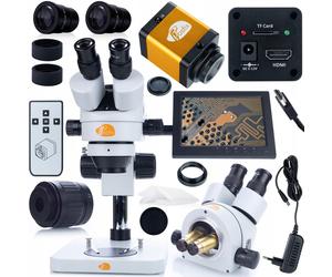 Microscopio Rosfix trinoculare 12MP con display 8"
