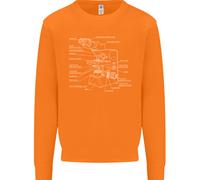 Microscopio Scienza Biologia Uomo Felpa Maglione