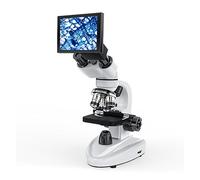 Microscopio, Scopio Biologico HD 6000X-15000X Scopio Composto Da Laboratorio Digitale Con Oculari 10X E 50X Ad Ampio Campo For Laboratorio