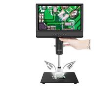 Microscopio, Scopio Digitale Da 10 Pollici Con Display LCD Regolabile 1080P For La Riparazione 'orologio Del Telefono A Saldatura