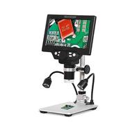 Microscopio, Scopio Digitale Schermo A Colori Da 7 Pollici Di Grandi Dimensioni Display LCD A Base Larga 12MP 1-1200X Lente Ingrandimento Ad Amplificazione Continua