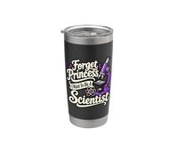 Microscopio STEM di scienza della ragazza dello scienziato del futuro Bicchiere termico in acciaio inox doppia parete