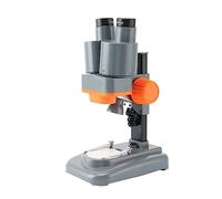 Microscopio Stereo Binoculare 40X Campione Minerale For Saldatura PCB LED Superiore Che Guarda Lo Strumento Di Riparazione Del Telefono For L'educazione Scientifica Dei Bambini Facile Da Usare