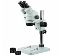Microscopio Stereo Binoculare Zoom 3.5X-90X Con Supporto A Colonna