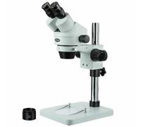 Microscopio Stereo Binoculare Zoom AmScope 3.5X-45X Con Supporto A Colonna