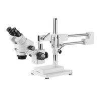 Microscopio Stereo Zoom Binoculare AmScope 7X-45X Con Supporto A Braccio Doppio