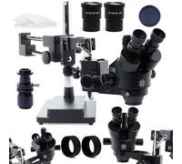 Microscopio stereoscopico trinoculare TECHREBAL 10HW - nero