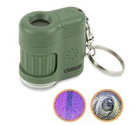 Microscopio tascabile 20x Carson MicroMini con torcia LED e luce UV integrata - Verde (MM-280G)
