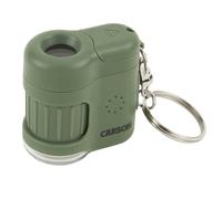 Microscopio Carson MICROMINI 20X Verde Argento 20x LED Portatile