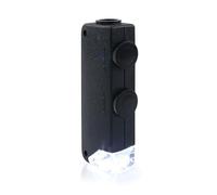 Microscopio tascabile con illuminazione a LED, 60x-100x, microscopio tascabile a batteria, microscopio scientifico
