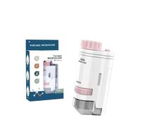 Microscopio tascabile for bambini 60-200X con luce LED, portatile, elettrico, mini, ad alta definizione, for esterni(Pink single machine)