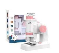 Microscopio tascabile for bambini 60-200X con luce LED scientifico portatile elettrico mini ad alta definizione for esterni(Pink)