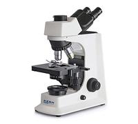 Microscopio traslucido [Kern OBL-137] Il variabile per l'uso flessibile in laboratorio e in formazione, sistema ottico: Infinity, Tubo: Trinoculare, illuminazione: 3 W LED (trasparente).