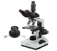 Microscopio Trinoculare Compatto AmScope 40X-1600X Con Campo Scuro