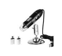 Microscopio USB 1600X, Microscopio Digitale HD 1080P per Saldatura, Supporto Regolabile, per , Windows, Linux, Ideale per La Didattica e La