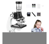 Microscopio verticale per bambini - Strumento per scienze ottiche per principianti, dispositivo di apprendimento regolabile | Lab LED 100X 600X 1200X Giocattolo educativo scientifico per la scuola dom