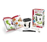 Microscopio video 200X a 1000X per bambini - Display 5 cm - LED integrato - Foto & Video - 25 esperienze incluse - Batteria ricaricabile USB - dai 7 anni - MR350 - BUKI France