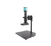 Microscopio video da 48 MP, USB HDM/I, microscopio industriale 4K, telecamera con zoom 180X, obiettivo con attacco C, raccolta di immagini, saldatura e riparazione