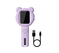 Microscopio Video Digitale Portatile con Lente D'Ingrandimento IPS da 2,8", 2.0MP, Ingrandimento 500X e 15 LED per La Riparazione di PCB, Colore Viola