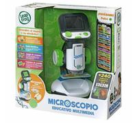 VTech - Microscopio educativo multimediale, Microscopio per bambini +7 anni, 240 immagini e video della BBC, Giocattolo scientifico educativo, Display digitale a colori, contenuto spagnolo
