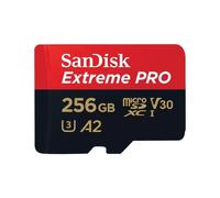 MicroSD 256GB EXTREME PRO Nero e Rosso SDSQXCD 256G GN6MA